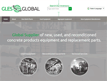 Tablet Screenshot of glesglobal.com